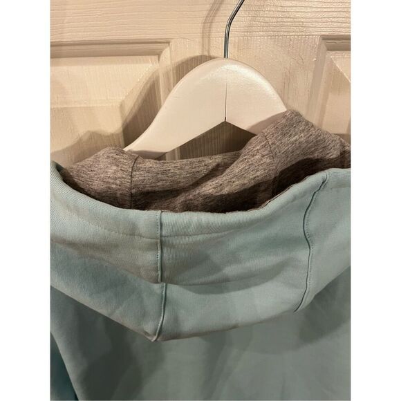 Lacoste Sport Fleece Light Blue Zip Up Hoodie sz 5 or L NWOT - Picture 9 of 15